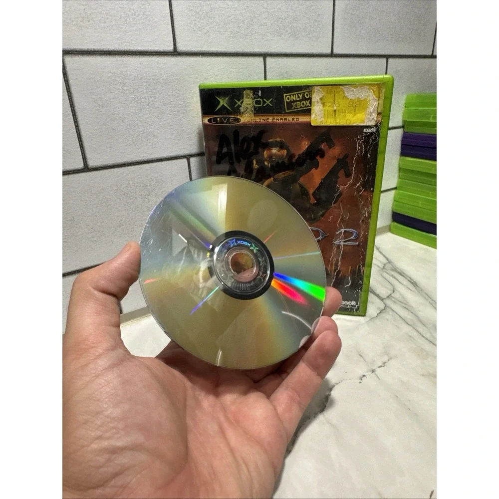 Halo 2 (Original OG Xbox) VGC Black Label OEM - No Manual - Ships Fast